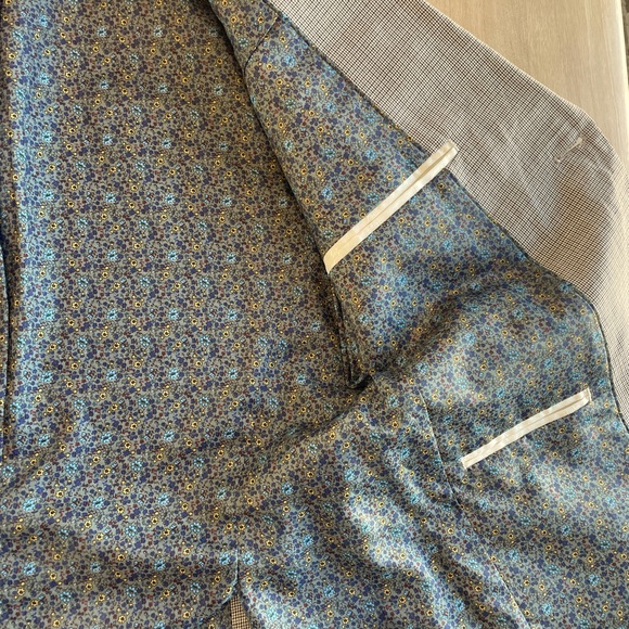 Original Penguin Wool Blend houndstooth Sport Coat - Picture 4 of 6